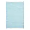 Image de Tapis réversible en coton - tissé à la main - Bleu claire 40x60