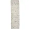 Image de Tapis tissé à la main en laine naturelle Sable 70x240