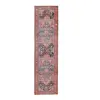 Image de Tapis d'orient vintage tissé plat multicolore 048x070 cm
