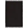 Image de Tapis réversible en coton - tissé à la main - Noir 40x60