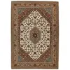 Image de Tapis tufté main au design oriental beige 60x90 cm