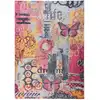 Image de Tapis salon tissé plat - multicolore 80x160 cm