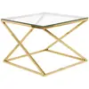 Image de Table basse verre doré