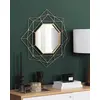 Image de Miroir en métal doré 60x60