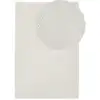 Image de Tapis en tissu blanc 200x140cm