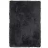 Image de Tapis en tissu noir 200x140cm