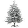 Image de Sapin de noël artificiel enneigé 120 cm blanc