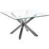 Image de Table basse verre de sécurité argenté