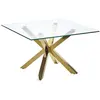 Image de Table basse verre de sécurité doré