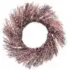 Image de Couronne décorative 50 cm rose