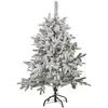 Image de Sapin de noël artificiel enneigé 120 cm blanc