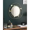 Image de Miroir en métal doré 49x46