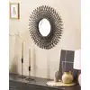 Image de Miroir en rotin noir 60x60