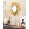 Image de Miroir en rotin marron 60x60