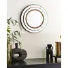 Image de Miroir en matériaux synthétiques doré 40x40