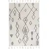 Image de Tapis en tissu blanc 230x160cm