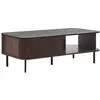 Image de Table basse avec rangement marron foncé