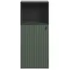 Image de Rangement bas de salle de bain 1 porte l40 cm - vert et noir