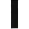 Image de Tapis couloir uni noir 80x240 cm