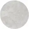 Image de Tapis en fausse fourrure rond uni gris 200x200 cm