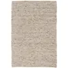 Image de Tapis en laine naturel chiné marron 60x90 cm