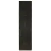Image de Tapis couloir uni noir 80x400 cm