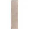 Image de Tapis couloir uni taupe 80x400 cm