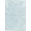 Image de Tapis en fausse fourrure uni bleu 80x150 cm