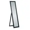 Image de Miroir déco design en verre noir