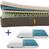 Image de Pack matelas et oreiller original adapt 140x190