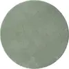 Image de Tapis lavable et antidérapant, uni, vert, 200 cm, rond