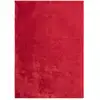 Image de Tapis lavable et antidérapant, uni, rouge, 160 x 220 cm