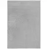 Image de Tapis salon style moderne brillant, gris, 80 x 150 cm