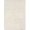 Image de Tapis moderne haute densité de poils, crème, 160 x 220 cm