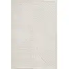 Image de Tapis salon moderne bohème scandinave, crème, 140 x 200 cm