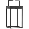 Image de Lampe solaire en aluminium noir