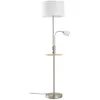Image de Lampadaire tissu en métal gris