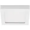Image de Plafonnier led en aluminium blanc