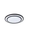 Image de Plafonnier led en métal noir