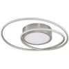 Image de Plafonnier led en aluminium gris