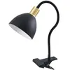 Image de Lampe à pince en métal noir