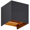 Image de Applique exterieur led en métal noir