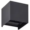 Image de Applique exterieur led en métal noir