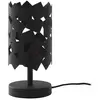 Image de Lampe à poser en métal noir