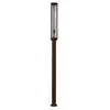 Image de Lampadaire extérieur en aluminium marron