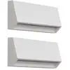 Image de Applique exterieur led en plastique blanc