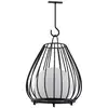 Image de Lampe solaire extérieur en aluminium noir