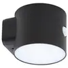 Image de Applique murale solaire en plastique noir