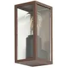 Image de Applique exterieur en aluminium marron