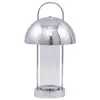 Image de Lampe à poser led en métal argent